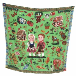 Hansel And Gretel, Silk Scarf By Nathalie Lete
