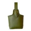 Petite Leather Bag, Olive