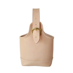 Petite Leather Bag, Natural
