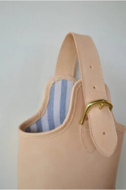 Petite Leather Bag, Natural -Home Furnishings Store image 1070