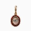 Carnelian BeadBlack Lover’s Eye Pendant -Home Furnishings Store image 1107