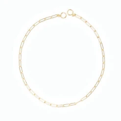 London Paperclip Connector Chain Necklace