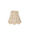 Petite Scalloped In Rattan Lampshade 2 Petite Scalloped In Rattan Lampshade -Home Furnishings Store image 143