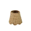 Small Scalloped Seagrass Lampshade 1 Small Scalloped Seagrass Lampshade -Home Furnishings Store image 146