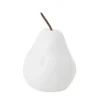 5" Stoneware Pear Matte White 1 5" Stoneware Pear Matte White -Home Furnishings Store image 213