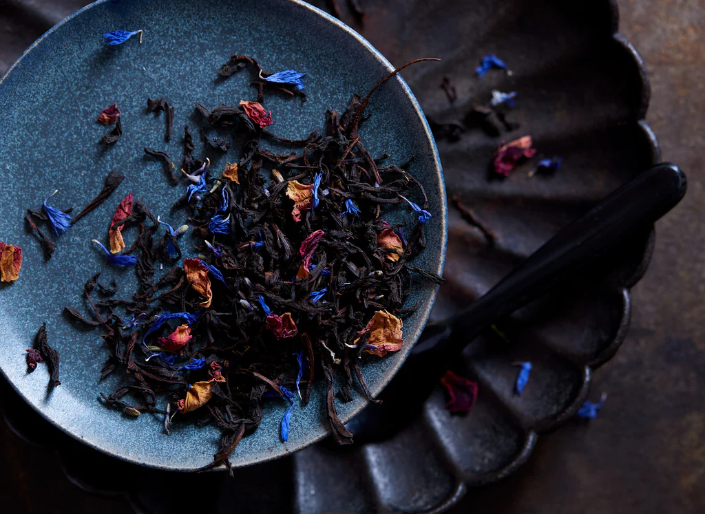 Black Orchid & Lily Spray 3 Black Orchid & Lily Spray