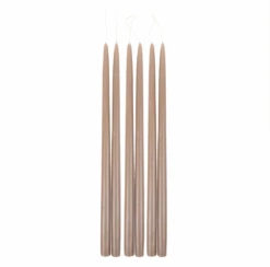 Taper Candle Greige 9 Taper Candle Greige -Home Furnishings Store image 399
