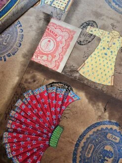 Jaipur Garment Painting, Yellow Lehenga 12 Jaipur Garment Painting, Yellow Lehenga -Home Furnishings Store image 428