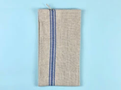Blue Stripe Linen Napkin -Home Furnishings Store image 43