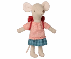 Tricycle Mouse, Big Sister With Red Bag