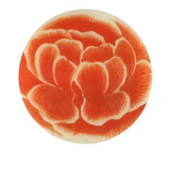 Folded Poppy Round Tray