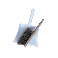 Children Set White Dustpan