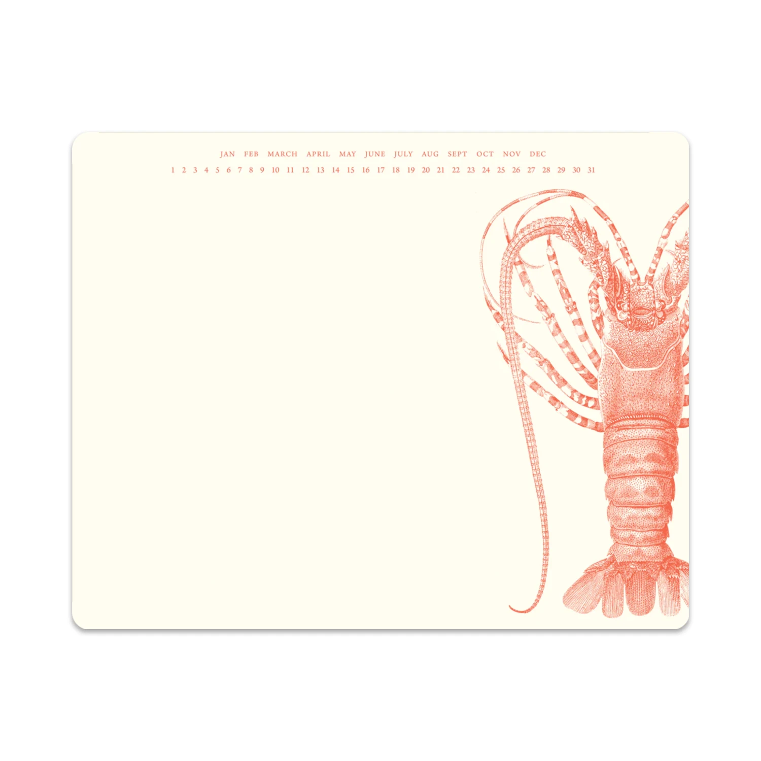 Lobster Notepad Mousepad 3 Lobster Notepad Mousepad