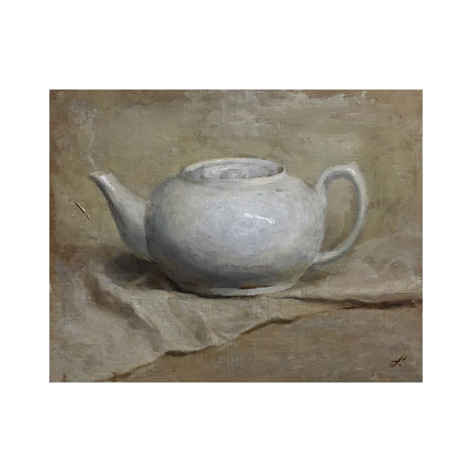 Teapot Study — Oil Painting By Seth Fite 3 Teapot Study — Oil Painting By Seth Fite