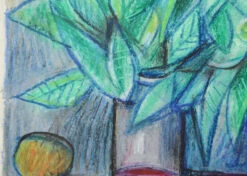 Tulipes Jaunes (Yellow Tulips), Debiève Original, 1986 -Home Furnishings Store image 654