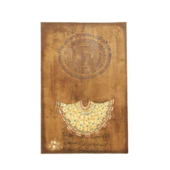 Jaipur Garment Painting, Pale Gold Lehenga