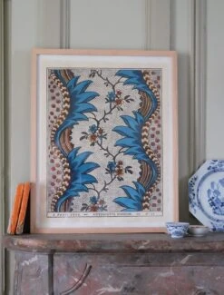 Baies Black And Blue Domino Paper -Home Furnishings Store image 721