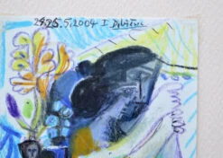 La Femme Violette (Violet Woman), Debiève Original, 2004 -Home Furnishings Store image 727