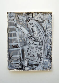 Femme Et Oiseaux (Woman And Birds), Debiève Original, 2003 9 Femme Et Oiseaux (Woman And Birds), Debiève Original, 2003 -Home Furnishings Store image 730