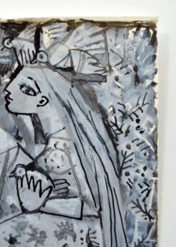 Femme Et Oiseaux (Woman And Birds), Debiève Original, 2003 11 Femme Et Oiseaux (Woman And Birds), Debiève Original, 2003 -Home Furnishings Store image 732