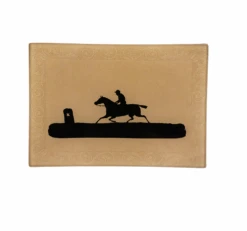 Silhouette Horse & Rider Mini Tray