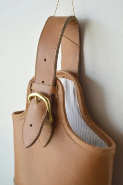 Petite Leather Bag, Saddle Tan -Home Furnishings Store image 765