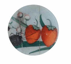 18th Century Strawberries Petite Round Tray