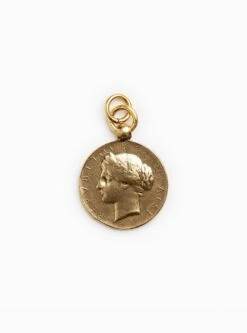 French Coin Charm