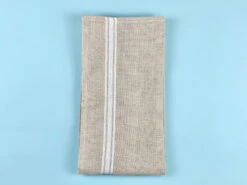 White Striped Linen Napkin -Home Furnishings Store image 81