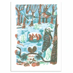 Winter,Silk Screen Print By Nathalie Lete