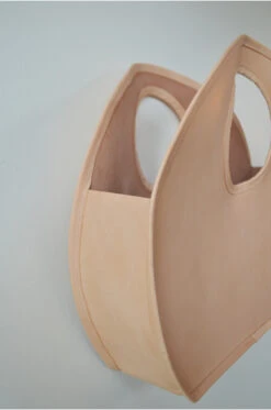 Demi Lune Leather Bag, Natural 10 Demi Lune Leather Bag, Natural -Home Furnishings Store image 842