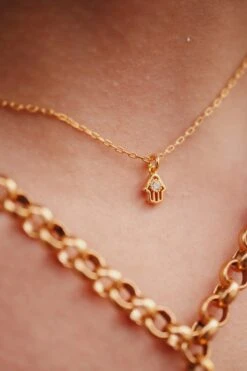 Petite Hamsa Necklace -Home Furnishings Store image 855
