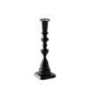 Black Lacquered No 4 Candlestick 2 Black Lacquered No 4 Candlestick -Home Furnishings Store image 856
