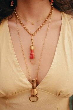 Petite Hamsa Necklace -Home Furnishings Store image 857