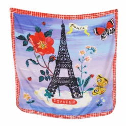 Paris Souvenir, Silk Scarf By Nathalie Lete