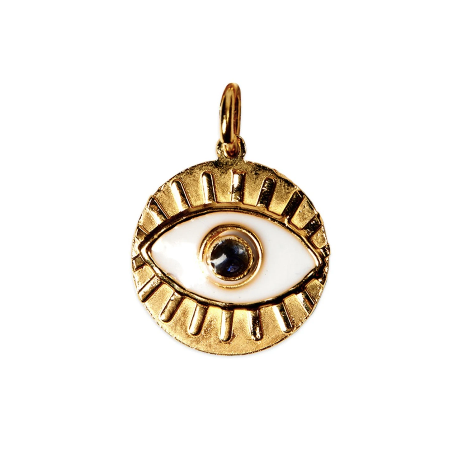 Lover’s Eye Pendant, Coral Bead 11 Lover’s Eye Pendant, Coral Bead - Image 9