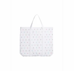 Palm Tree Embroidered Terry Tote