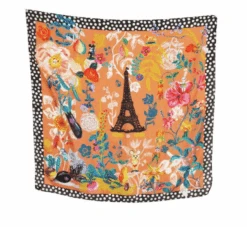 Paris Jardin Silk Scarf